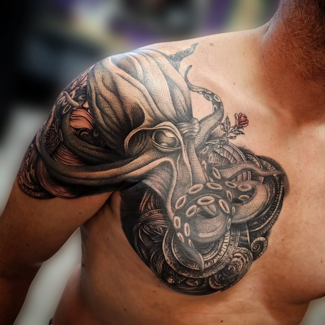 Tattoo by @zalanaxink โ black_and_grey, realism