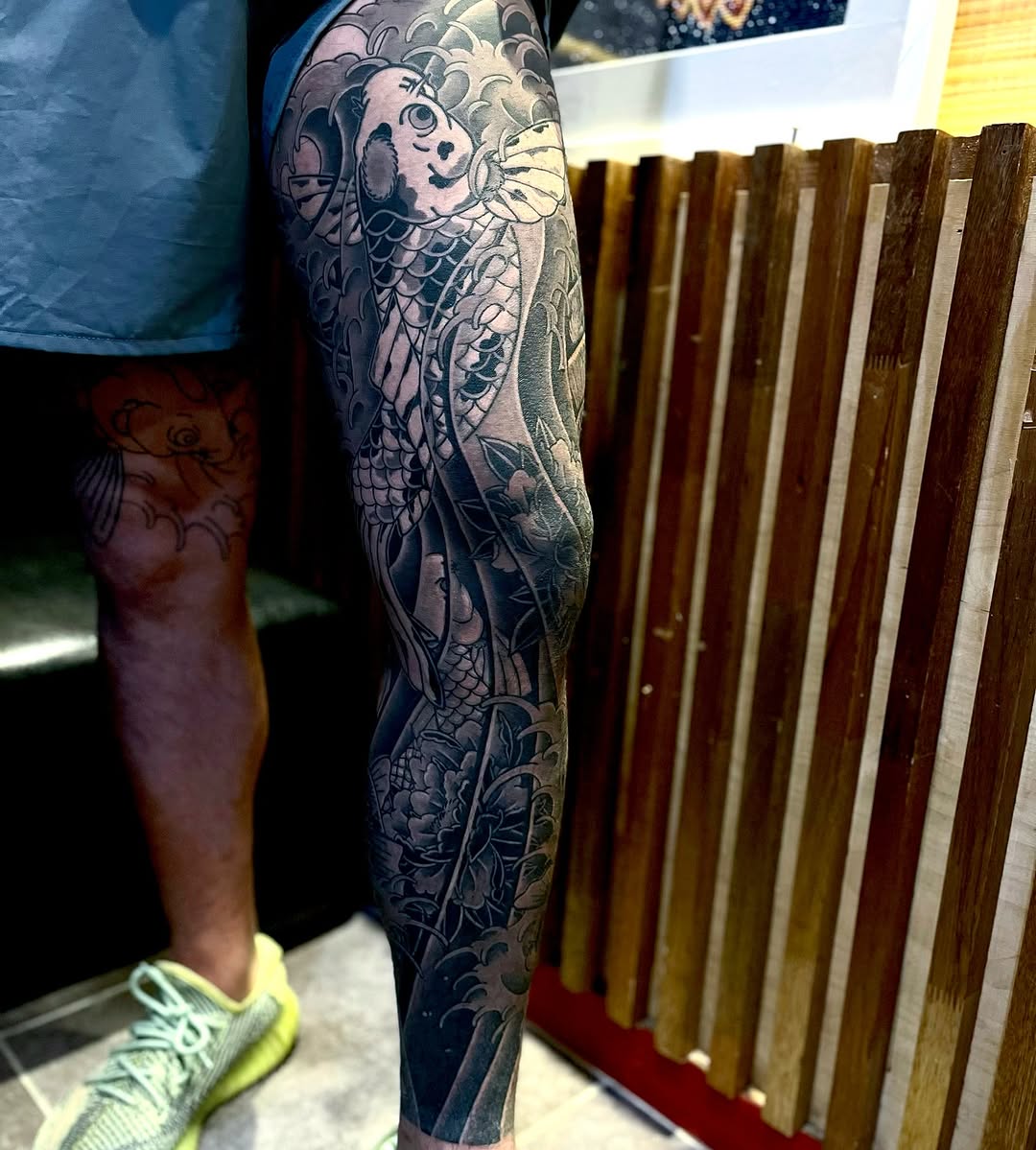 Tattoo by @noir_by_jm — japanese_irezumi, black_and_grey