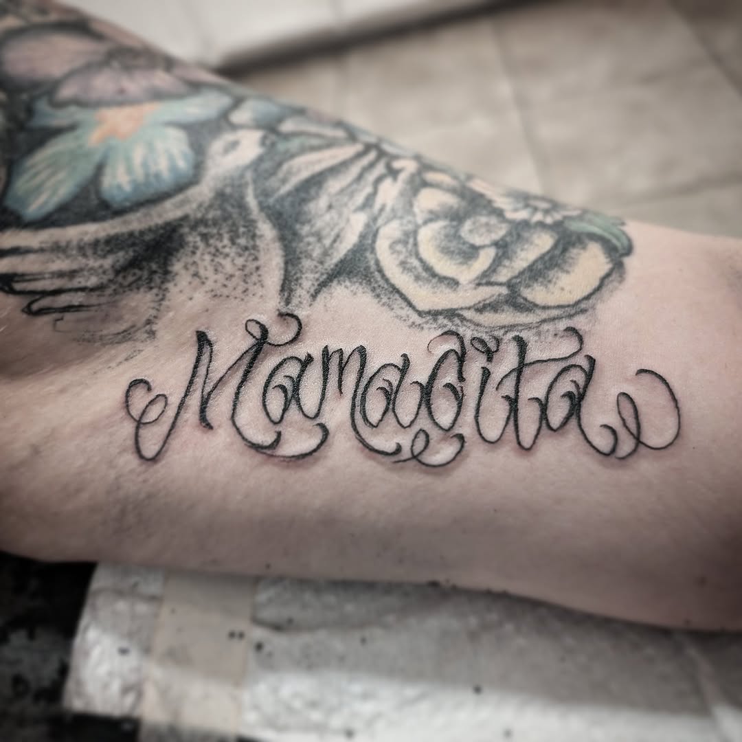 Tattoo by @freelanceink14 — lettering_script