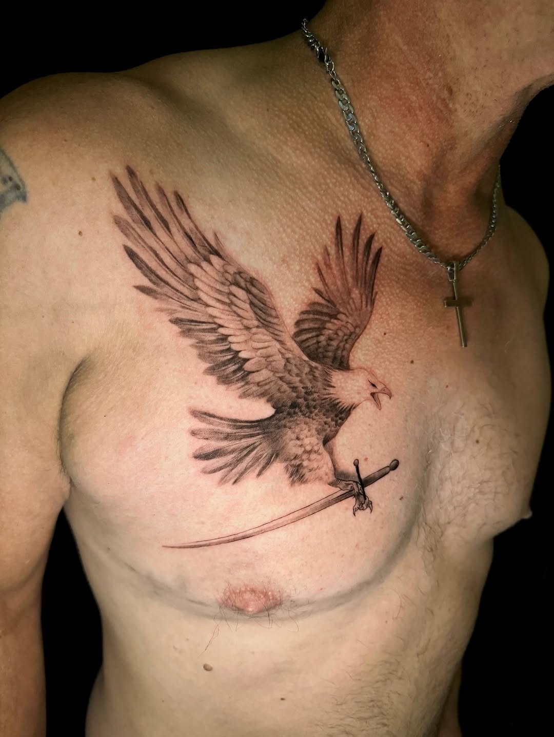 Tattoo by @justf.clara — realism, black_and_grey