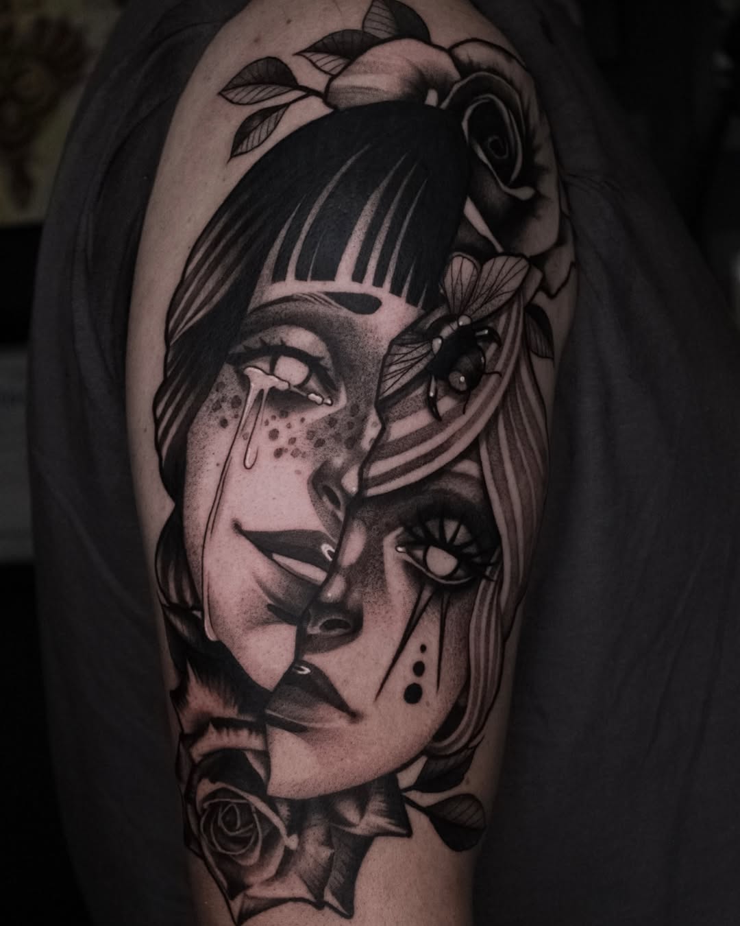 Tattoo by @danielm.ttt — black_and_grey, realism