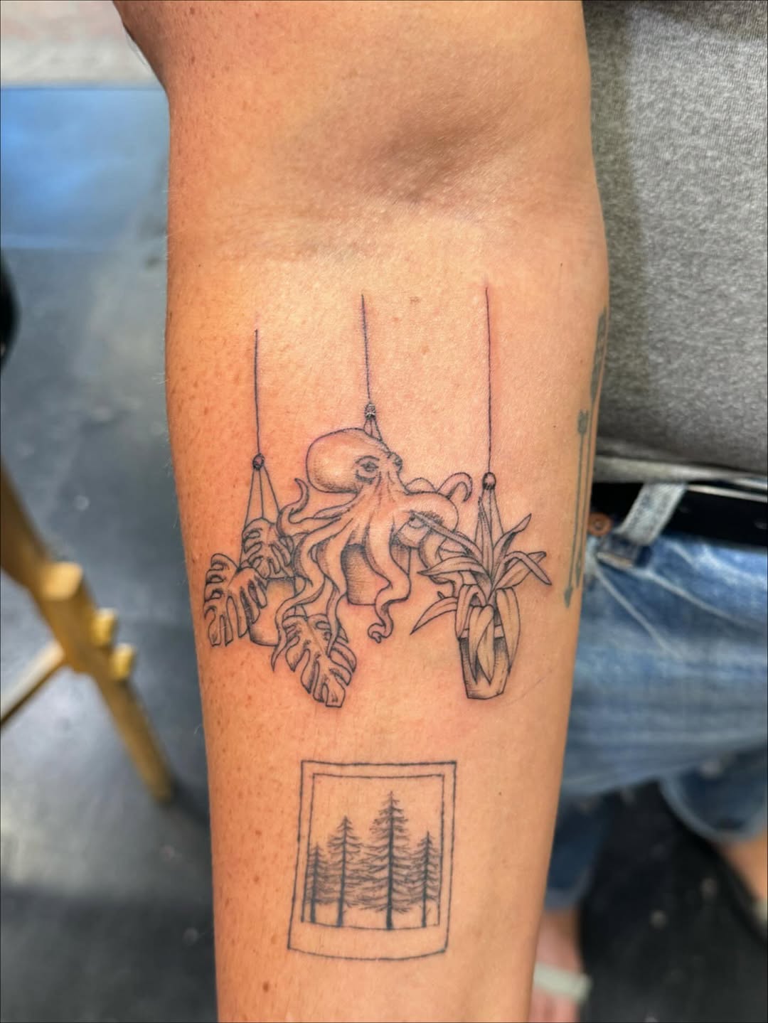 Tattoo by @kenzietattoos — illustrative, fine_line