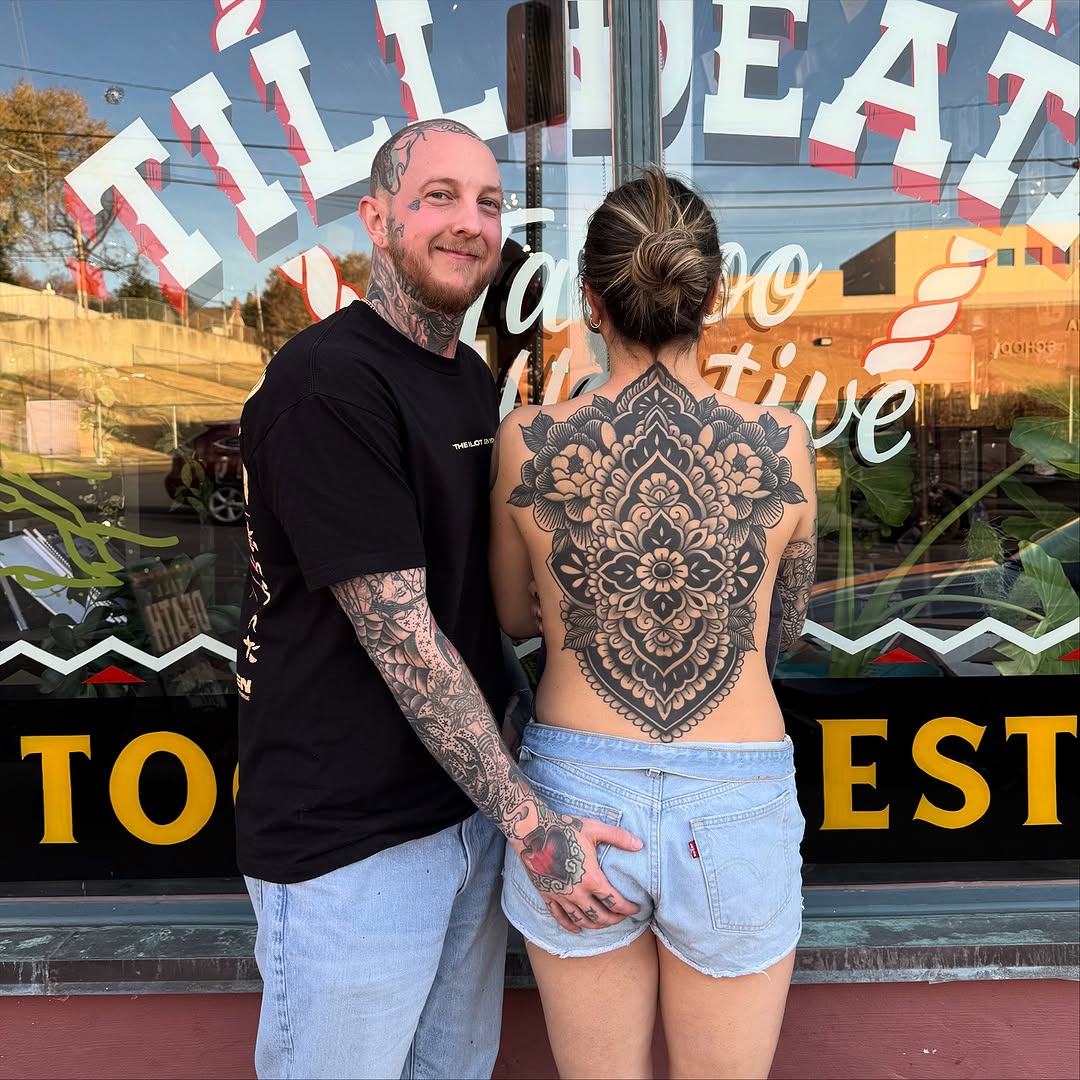 Tattoo by @midwestnash_ — blackwork, ornamental