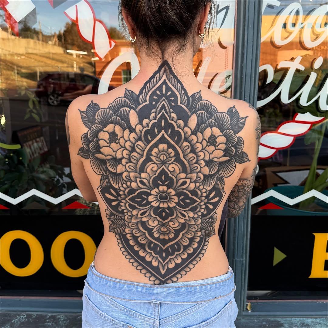 Tattoo by @midwestnash_ — blackwork, ornamental