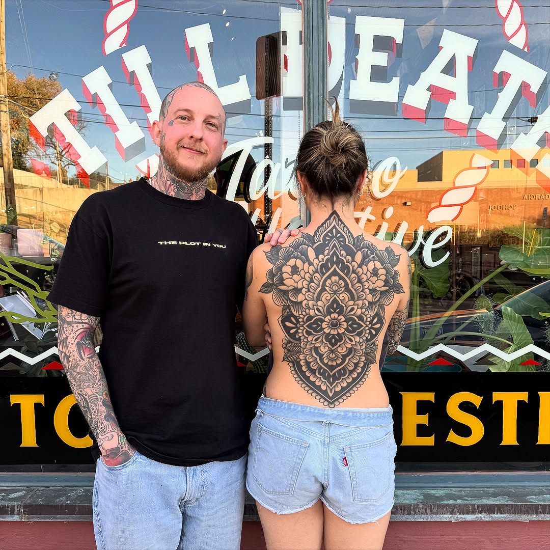 Tattoo by @midwestnash_ — blackwork, ornamental