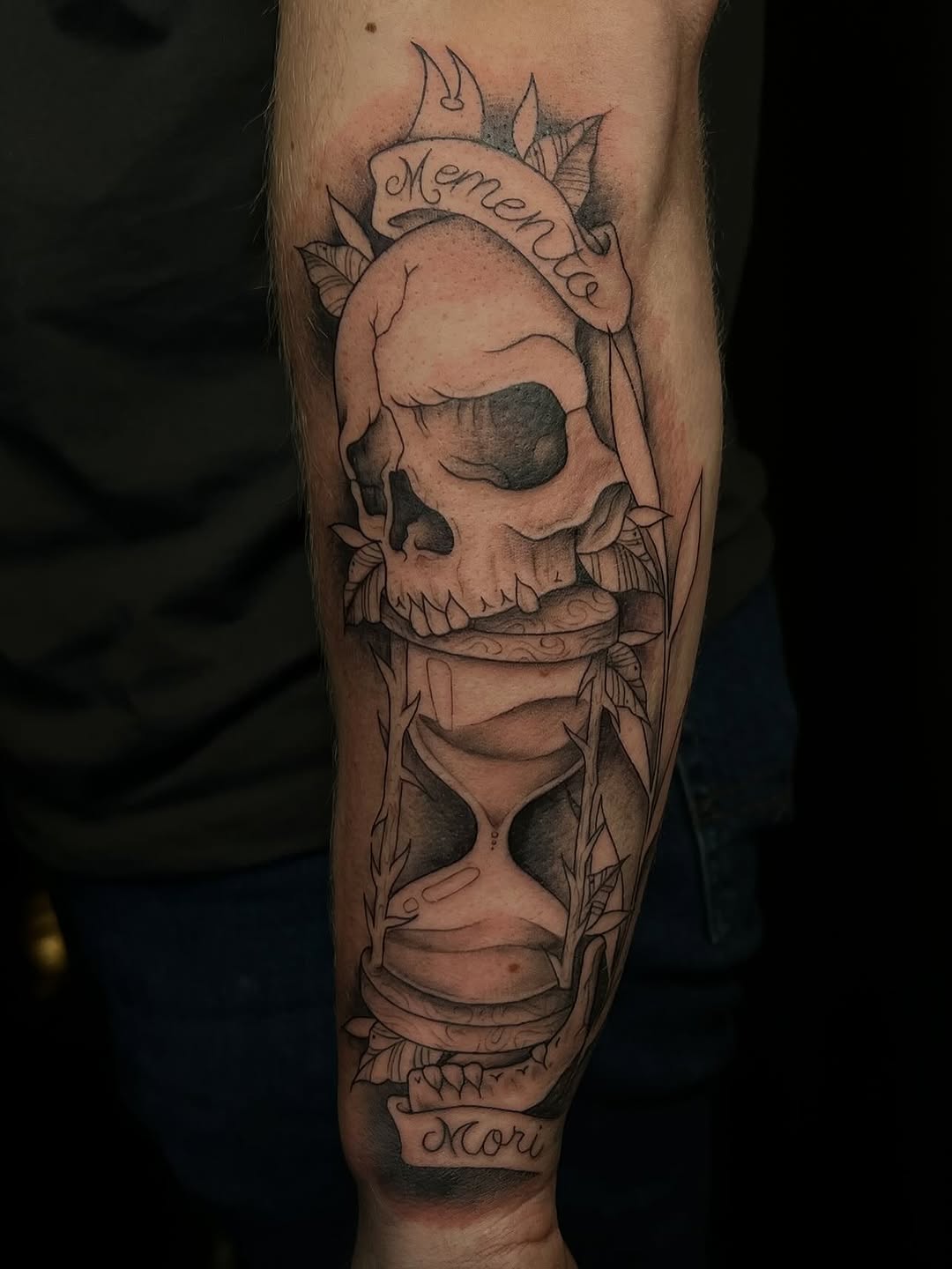 Tattoo by @kp_inktattoos_ โ black_and_grey, lettering_script