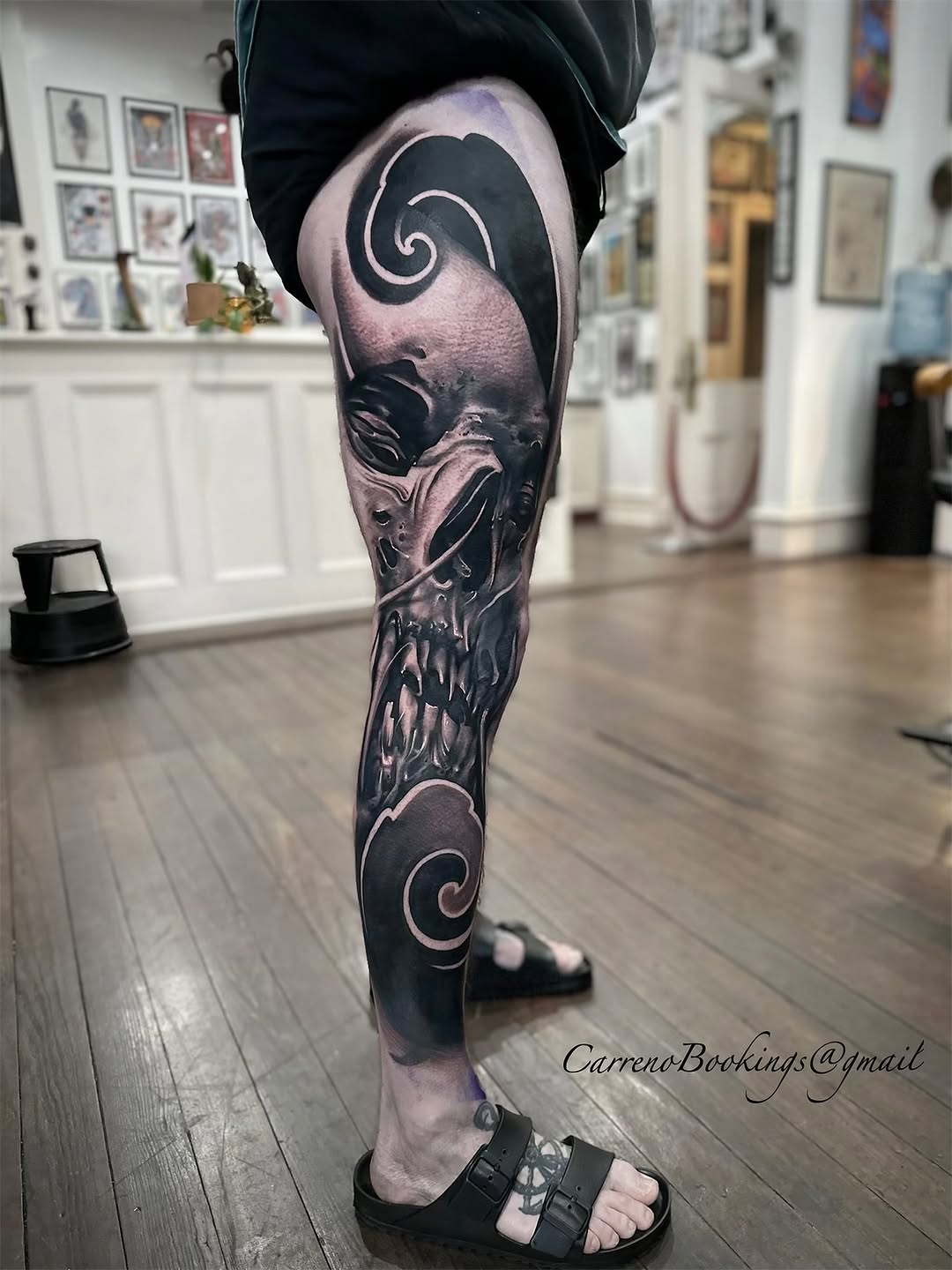 Tattoo by @petecarreno — black_and_grey, realism
