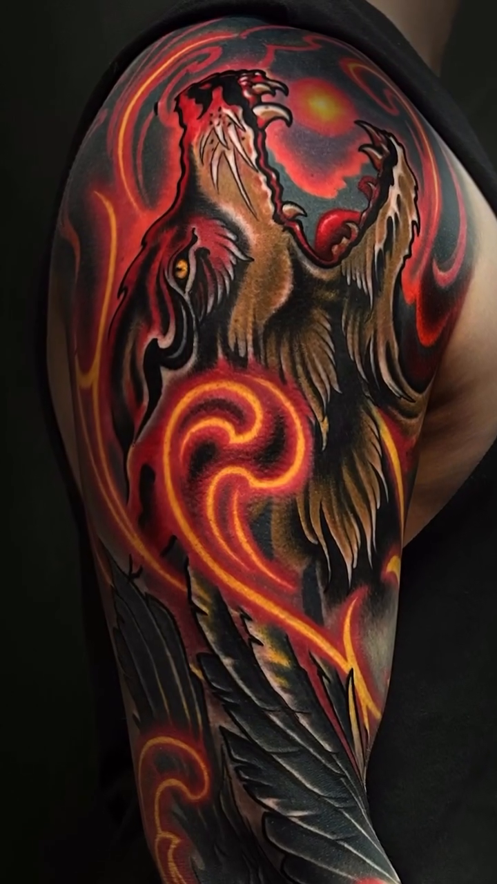 Tattoo work at Seattle Tattoo Expo 2026