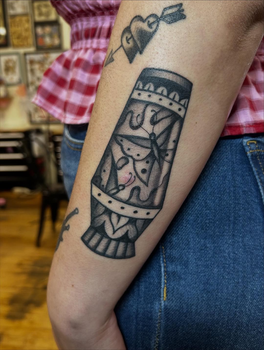 Tattoo by @samperrytattoos — black_and_grey, chicano