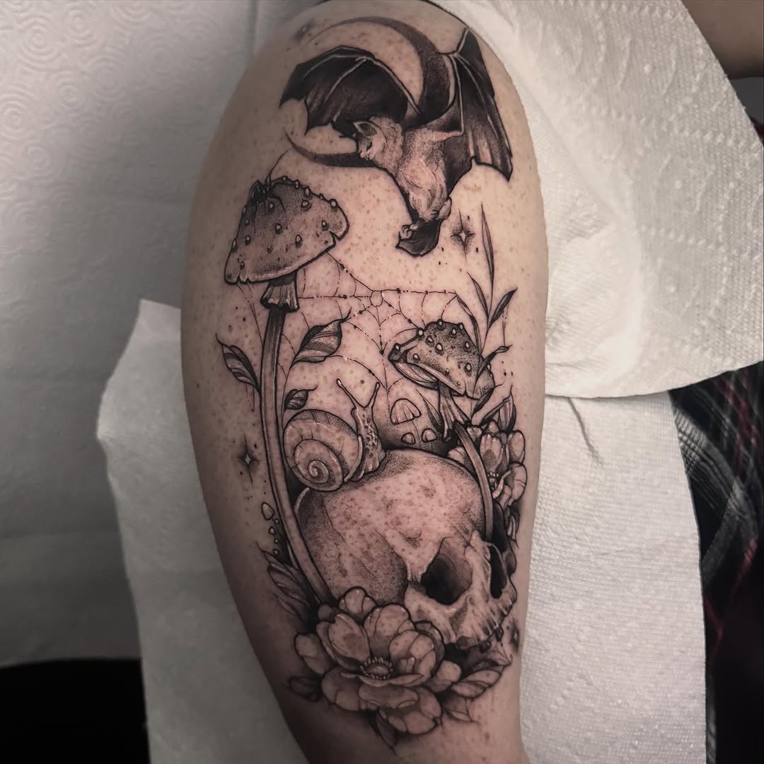 Tattoo by @tatsbyerin — dark_realism