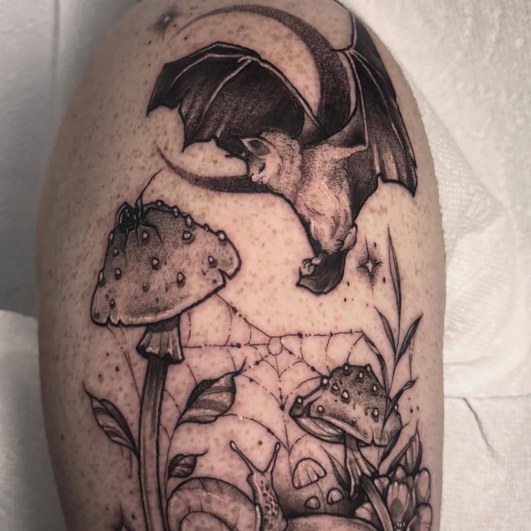 Tattoo by @tatsbyerin — black_and_grey