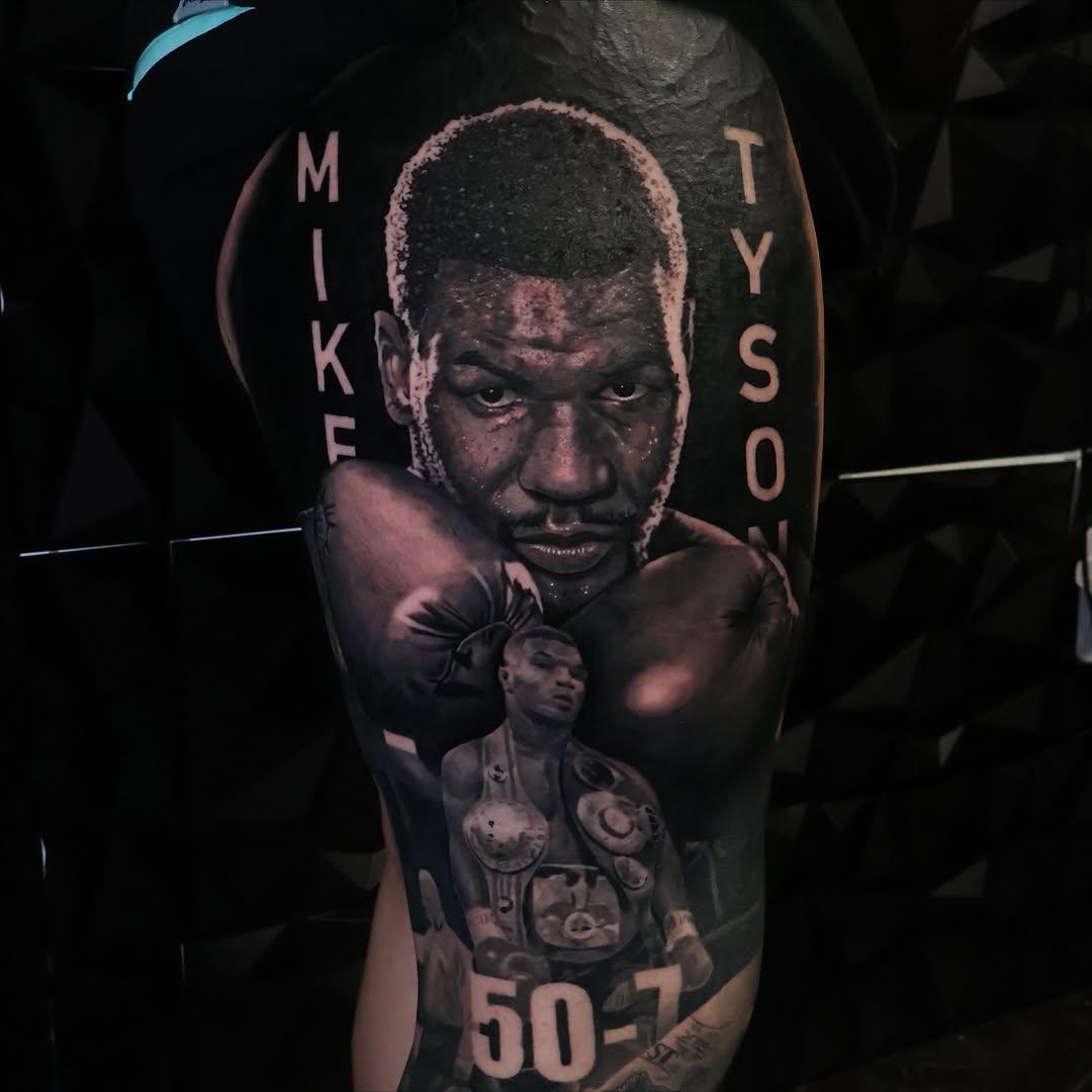 Tattoo by @angels__tattoo — realism, black_and_grey