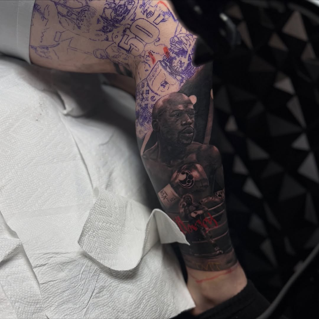 Tattoo by @angels__tattoo — realism, black_and_grey