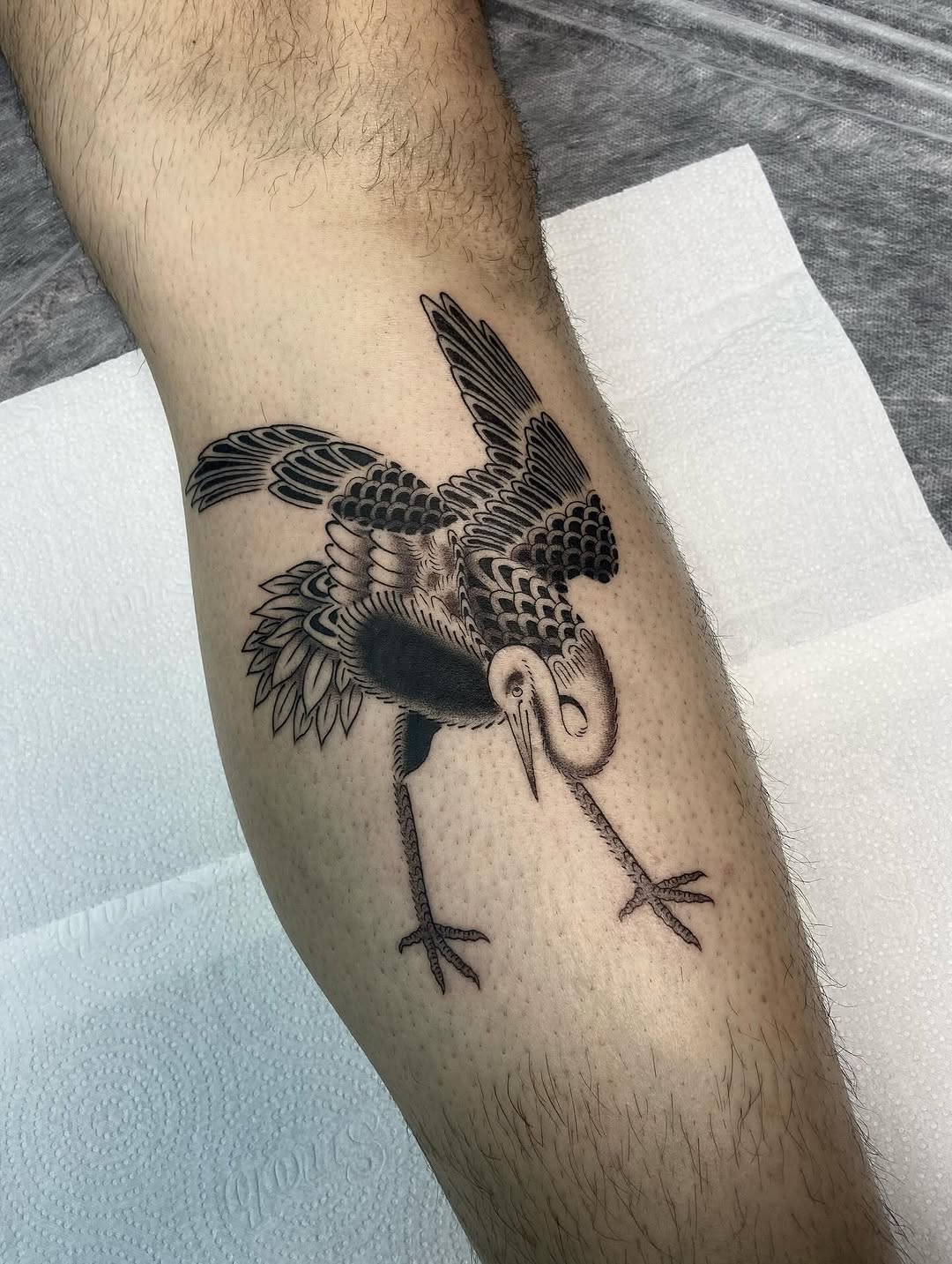 Tattoo by @naganumatattoo — japanese_irezumi, black_and_grey
