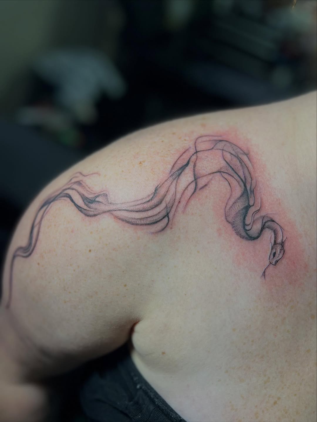Tattoo by @moemoetattoos — fine_line, black_and_grey