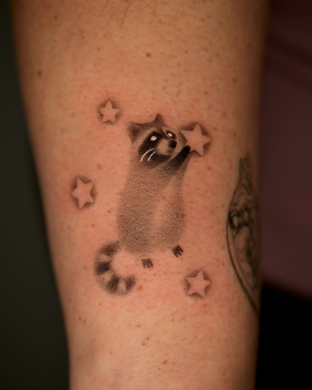 Tattoo by @toki.tattoos โ black_and_grey, dotwork