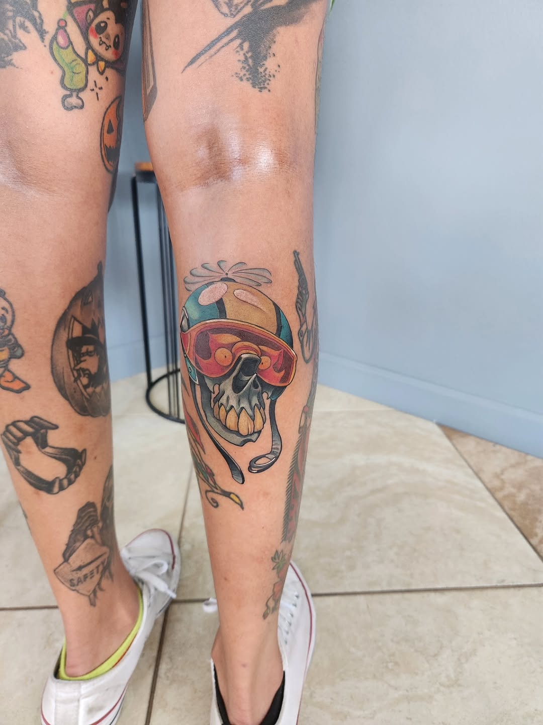 Tattoo by @dhankeytattooer — new_school, black_and_grey