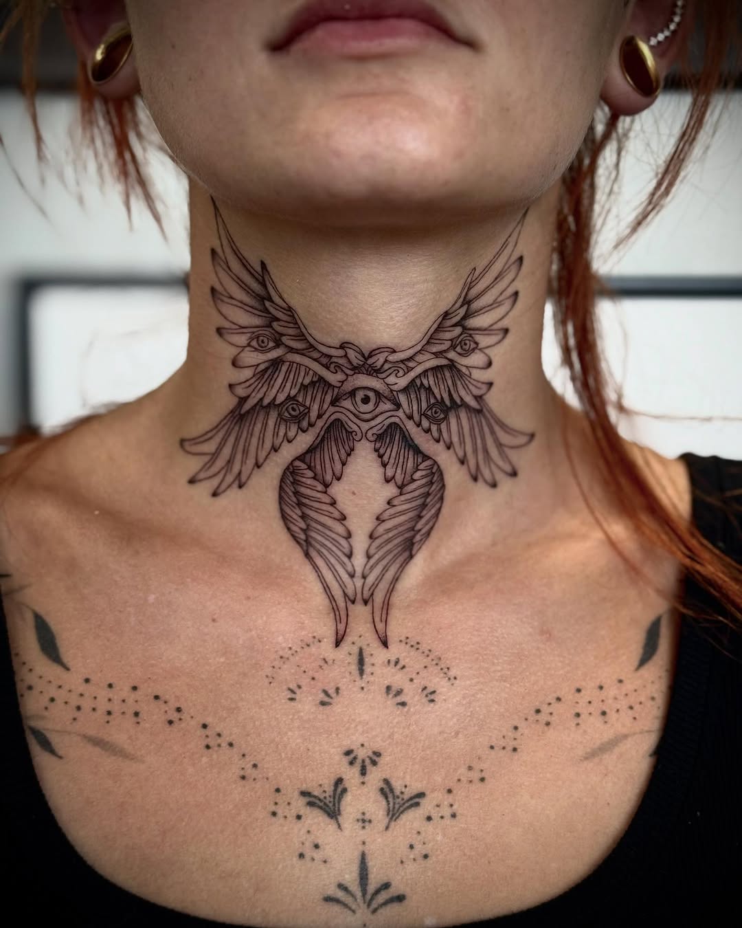 Tattoo by @robincandraw — blackwork