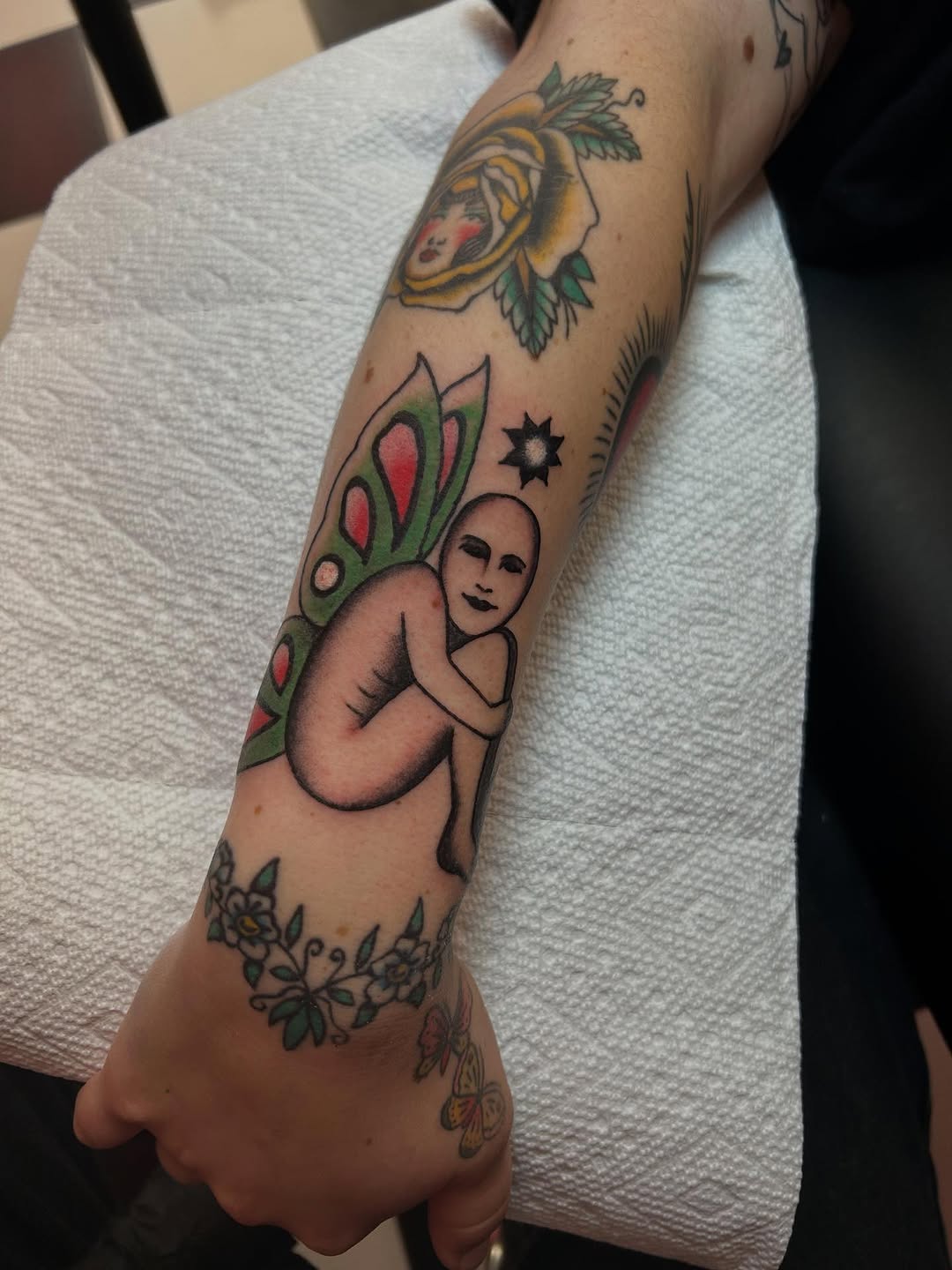 Tattoo by @paultrimbletattoo — american_traditional, neo_traditional