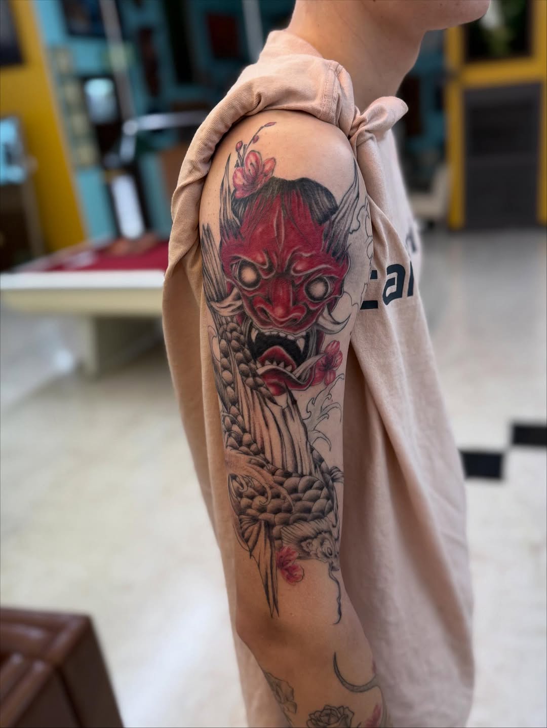 Tattoo by @levisawdontattoo — japanese_irezumi, illustrative