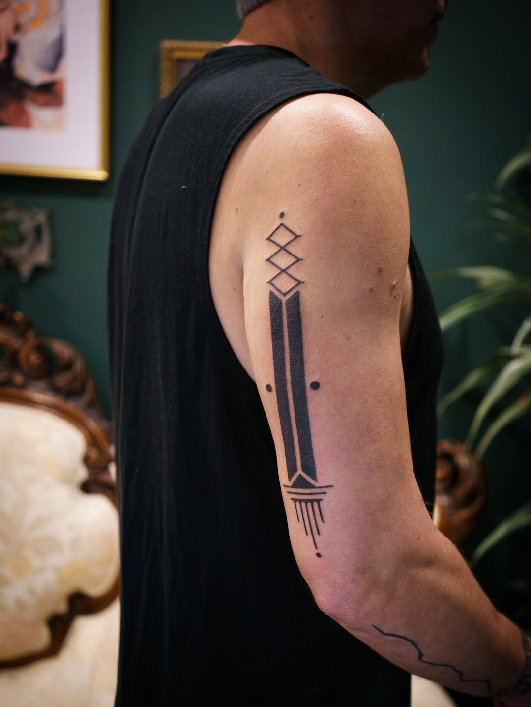 Tattoo by @stacytangtattoo — geometric, minimalist