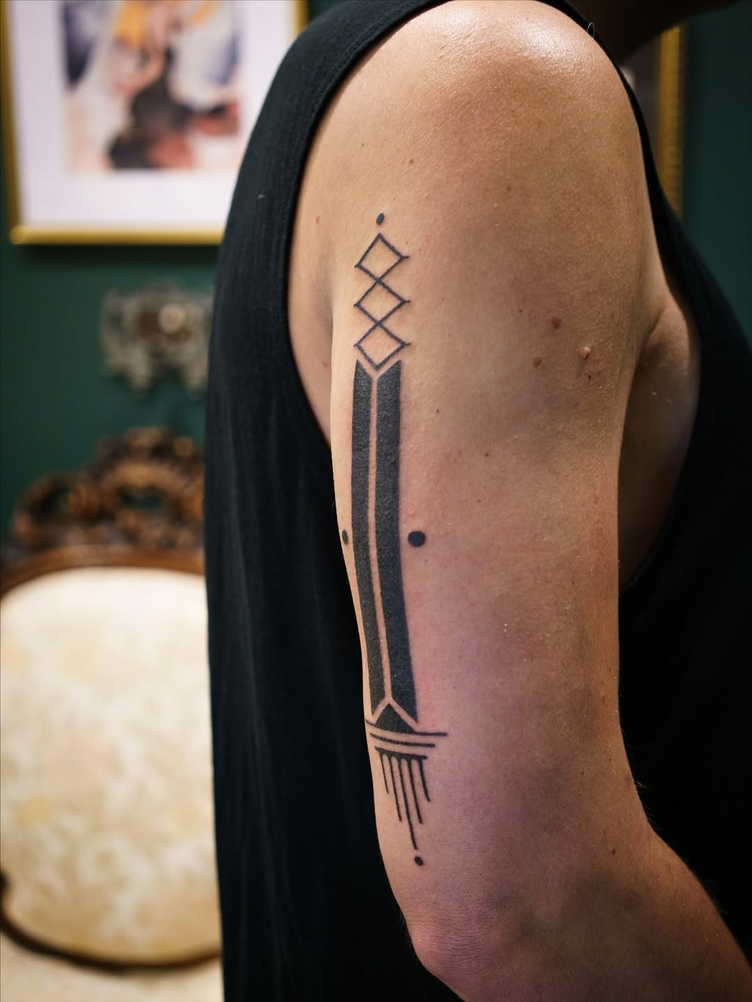 Tattoo by @stacytangtattoo — geometric, minimalist