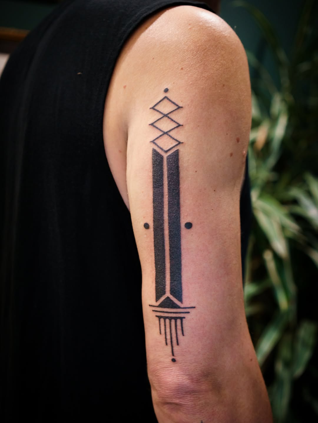 Tattoo by @stacytangtattoo — geometric, blackwork