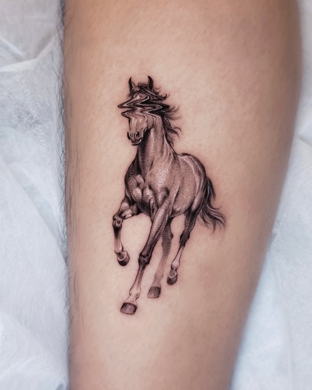 Tattoo by @lucyy.inked โ realism, black_and_grey