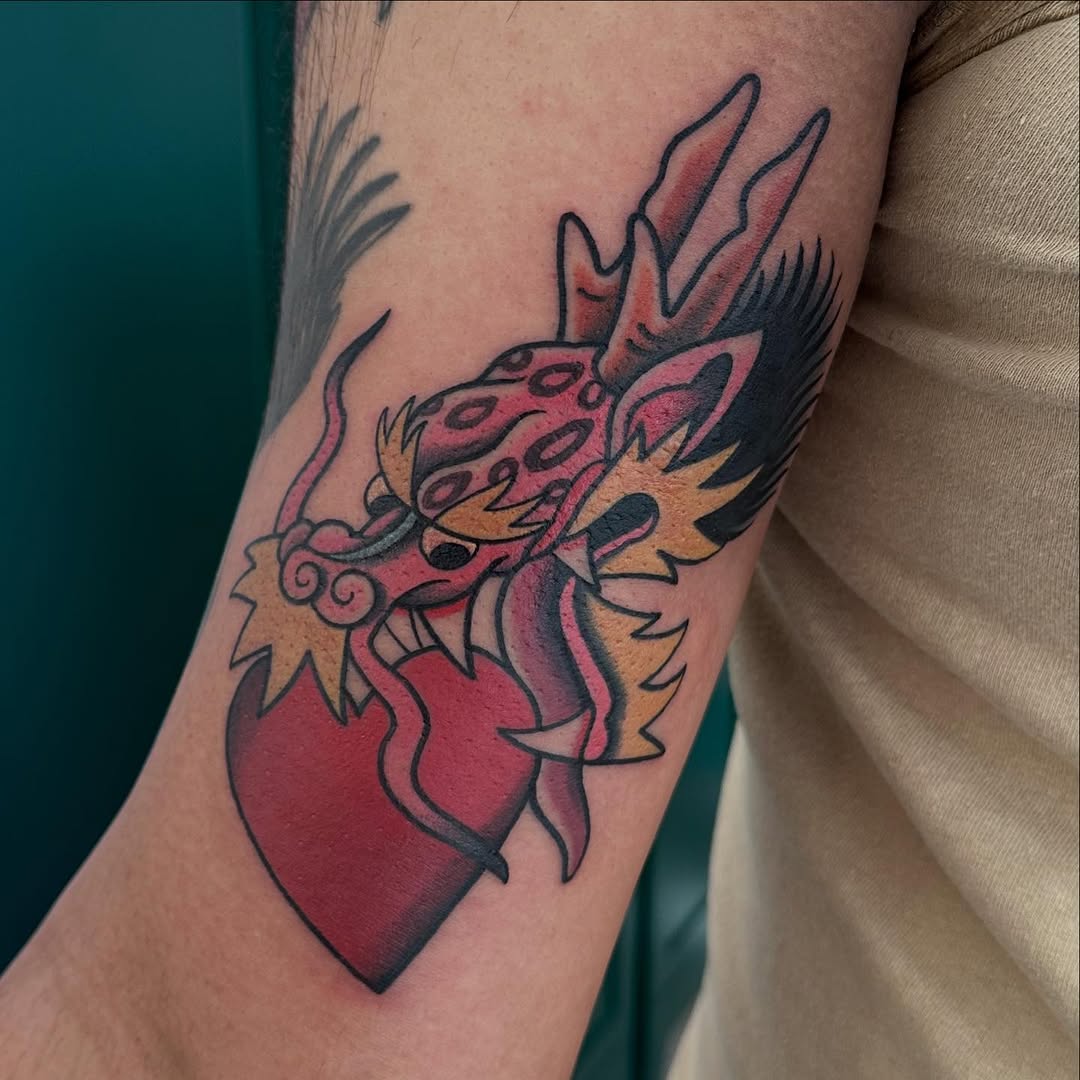 Tattoo by @sunflowergirltat2_ — american_traditional, illustrative