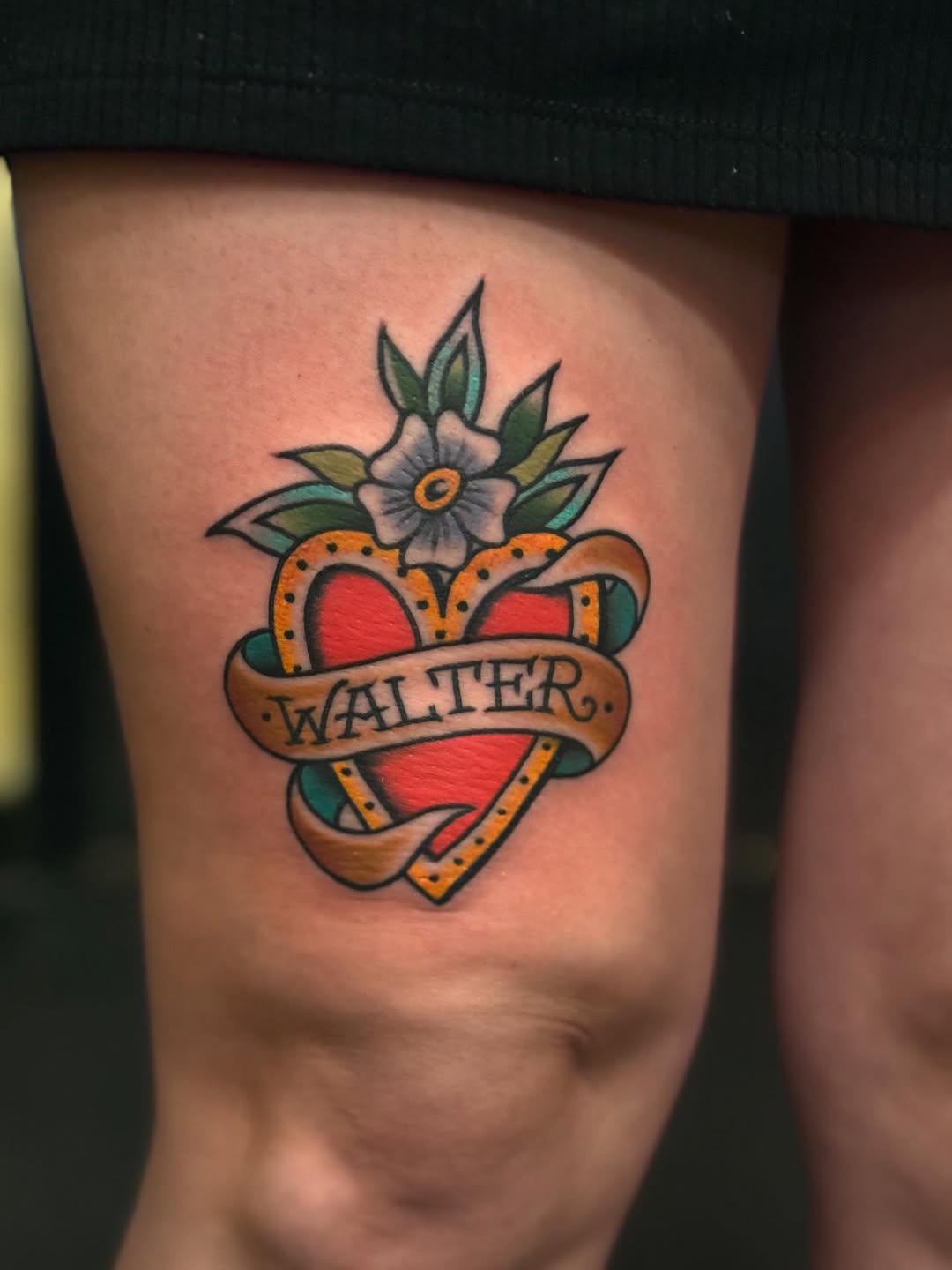 Tattoo by @rosskjones — american_traditional, lettering_script