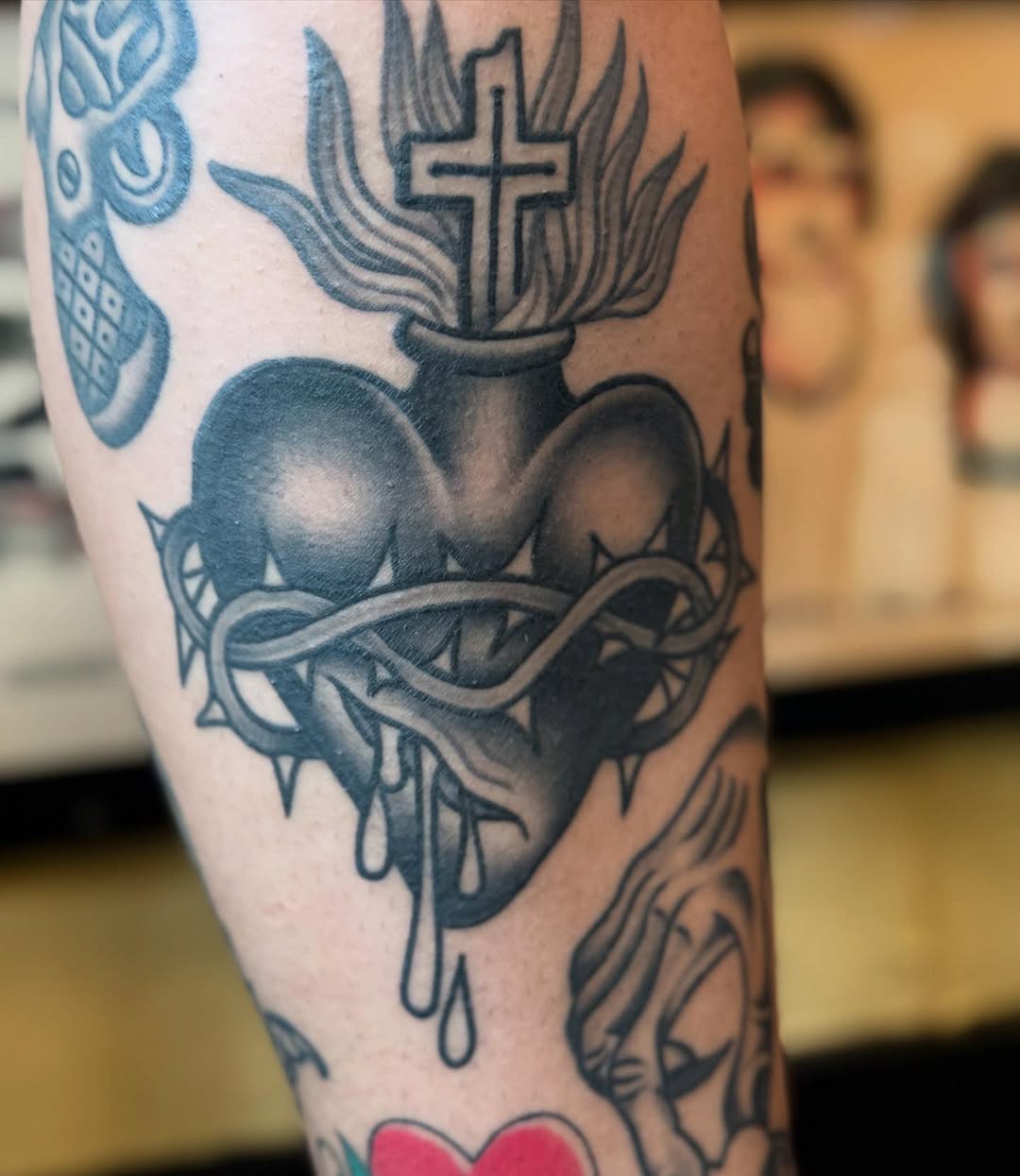 Tattoo by @rosskjones — american_traditional, black_and_grey