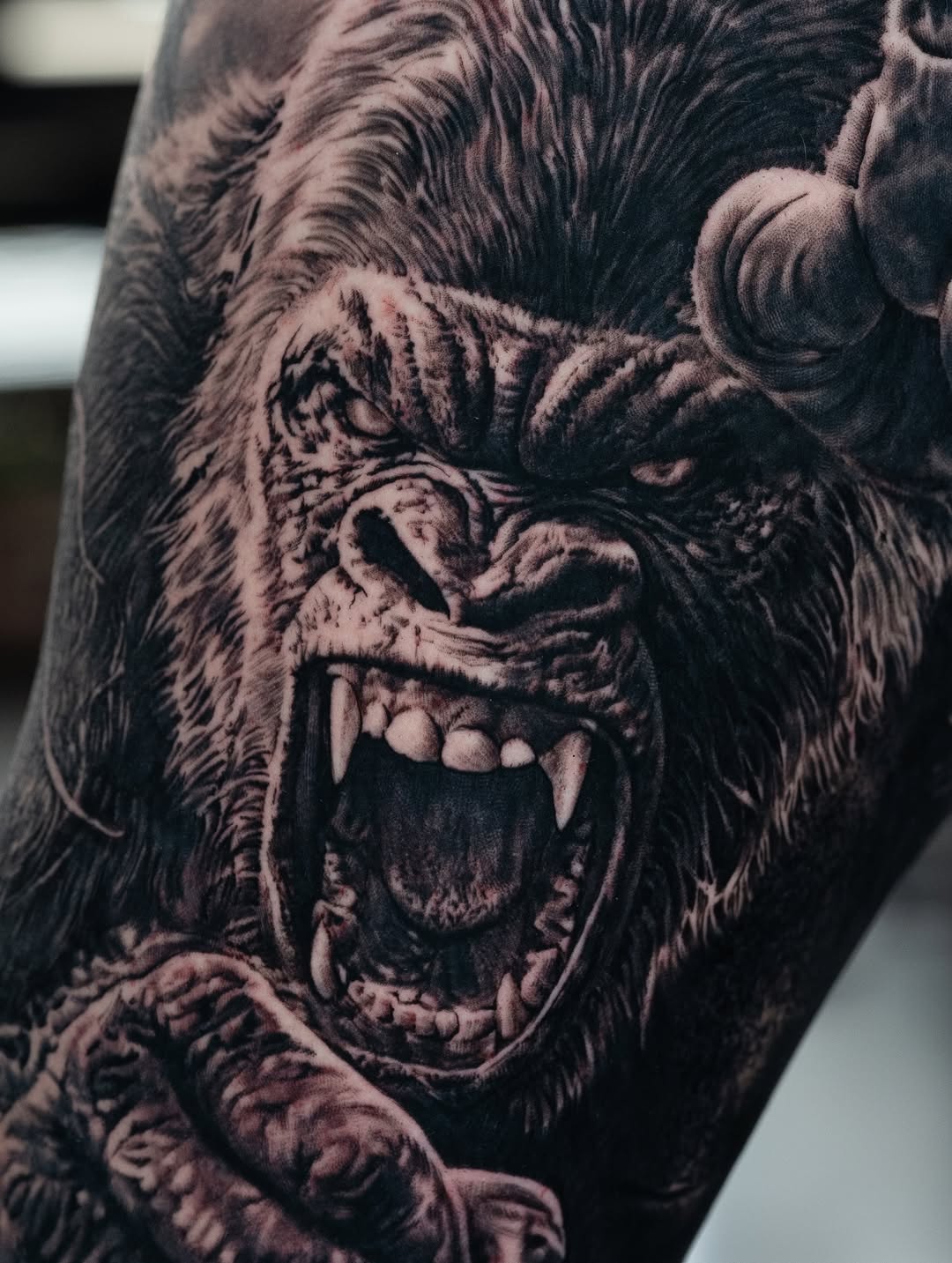 Tattoo by @zakperry_tattoos β realism, black_and_grey