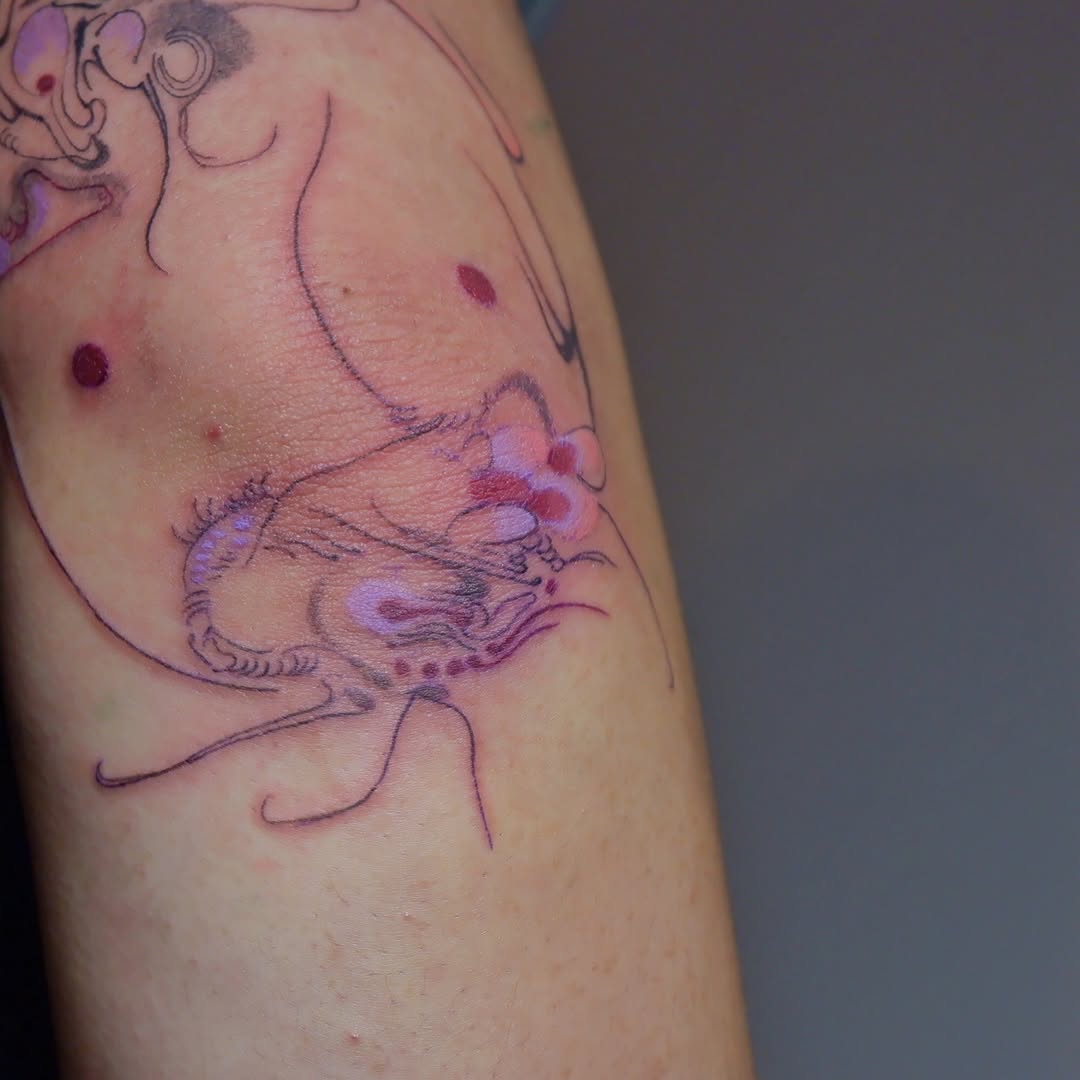 Tattoo by @the_tru_jerrry β japanese_irezumi, blackwork