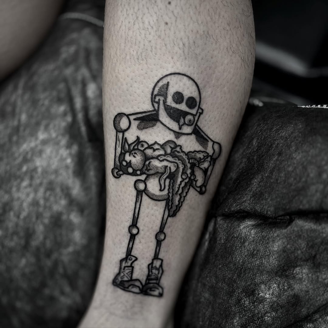 Tattoo by @taylornicoletattoos — illustrative, blackwork
