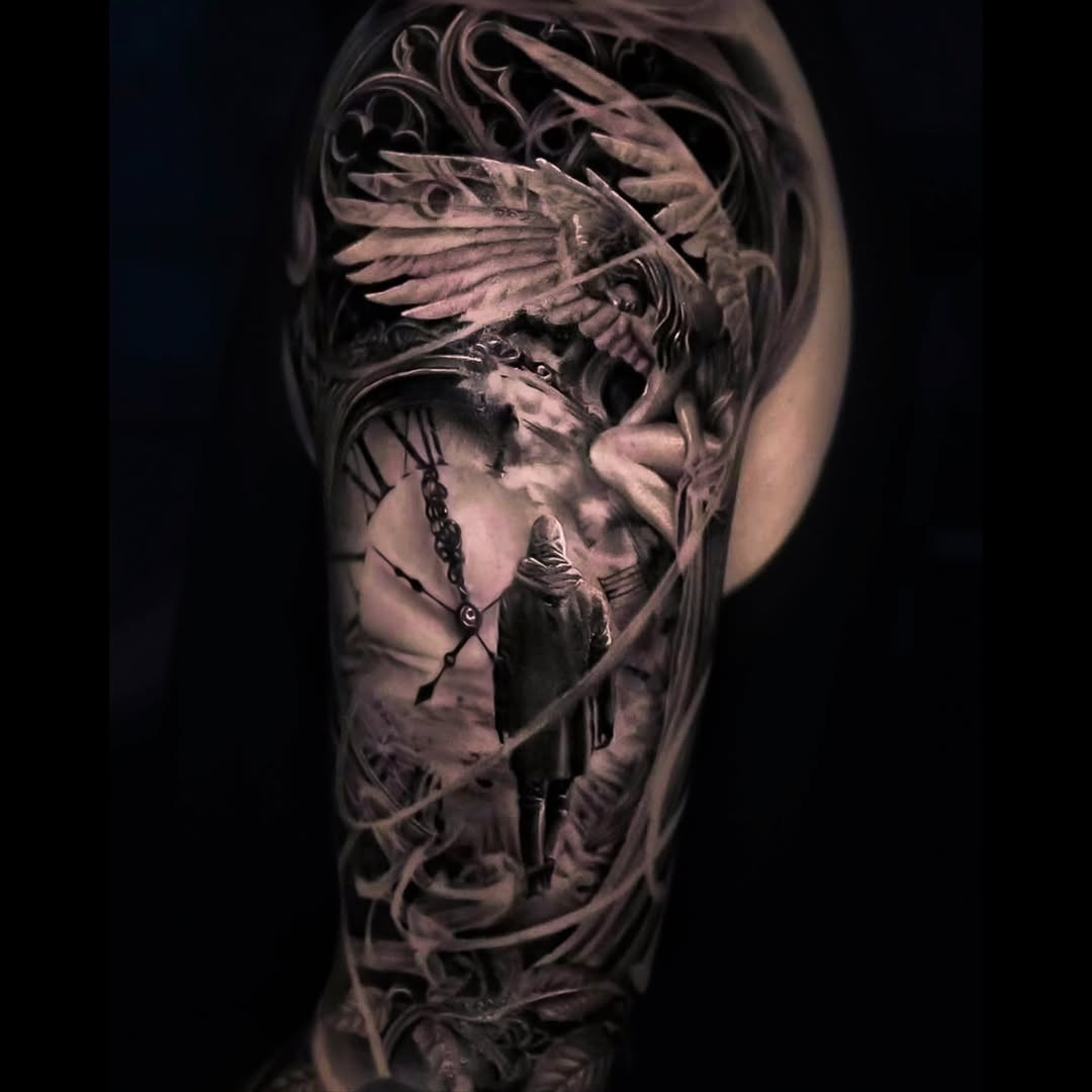 Tattoo by @tattooist_pitasso — realism, dark_realism