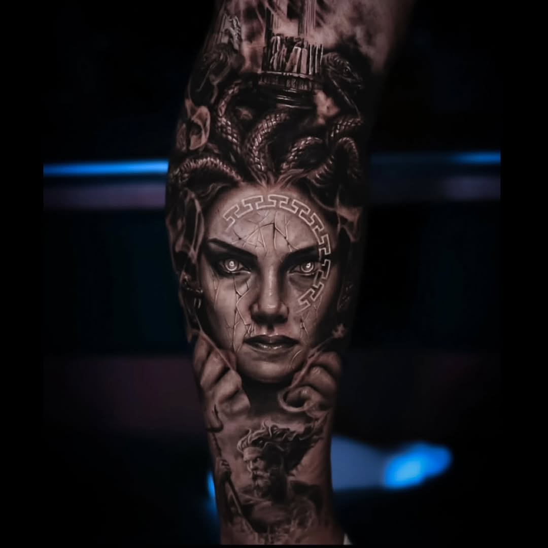 Tattoo by @tattooist_pitasso — realism, dark_realism
