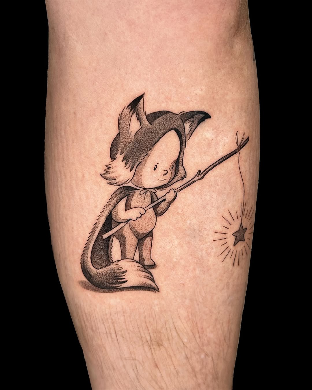 Tattoo by @mikesledz — illustrative, black_and_grey