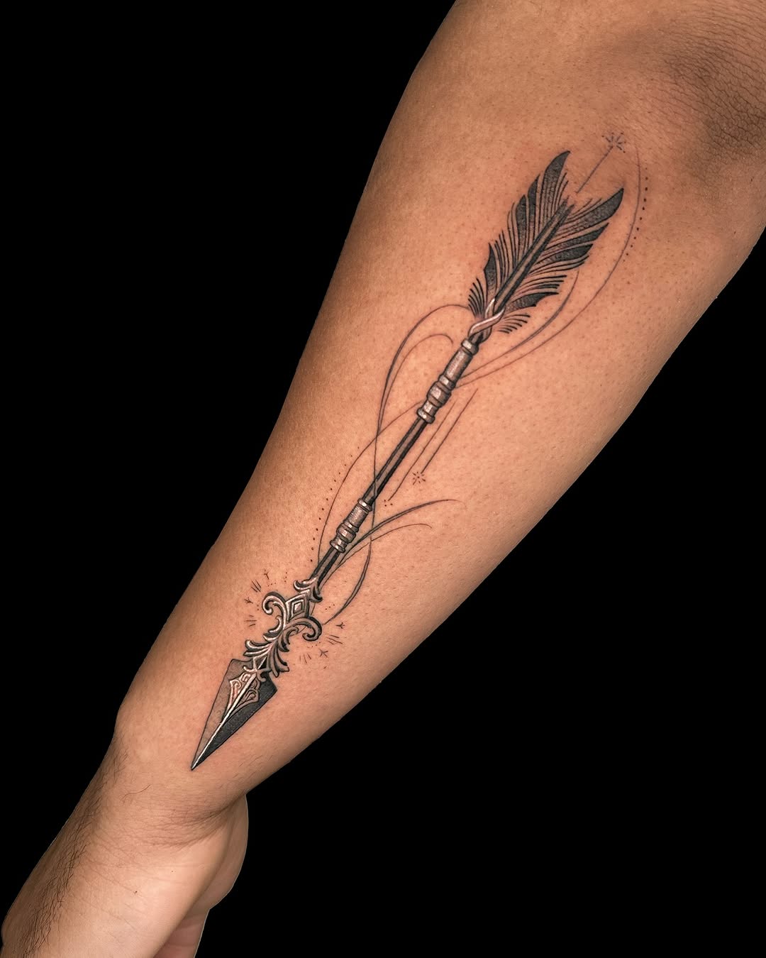 Tattoo by @mikesledz — black_and_grey, ornamental