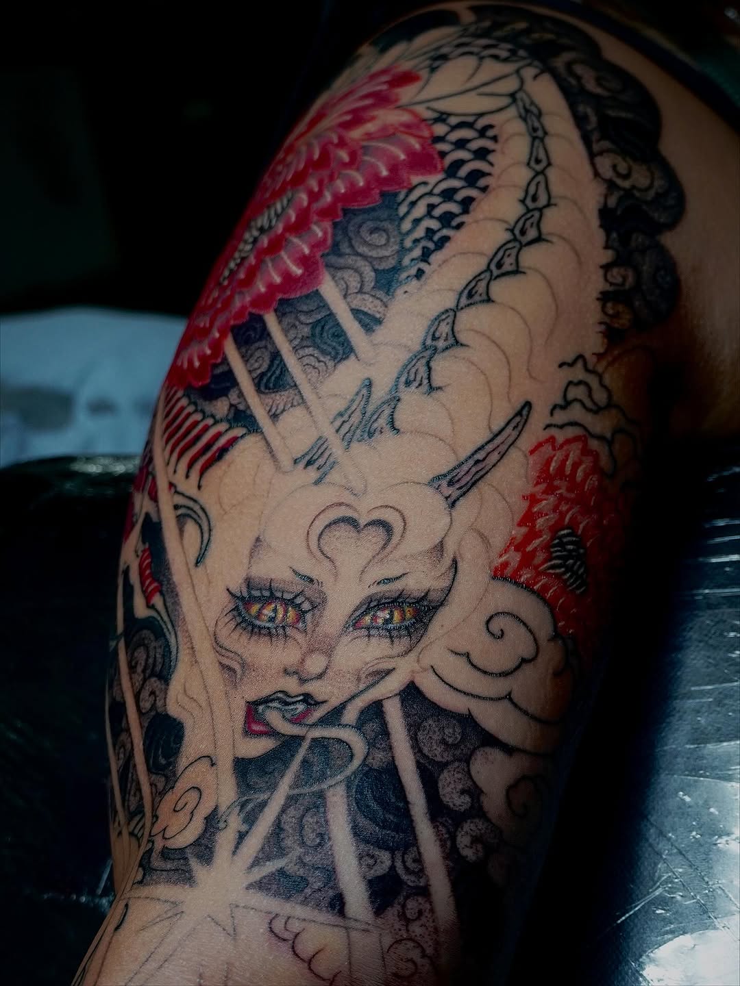 Tattoo by @jaded_youth_ — japanese_irezumi, realism