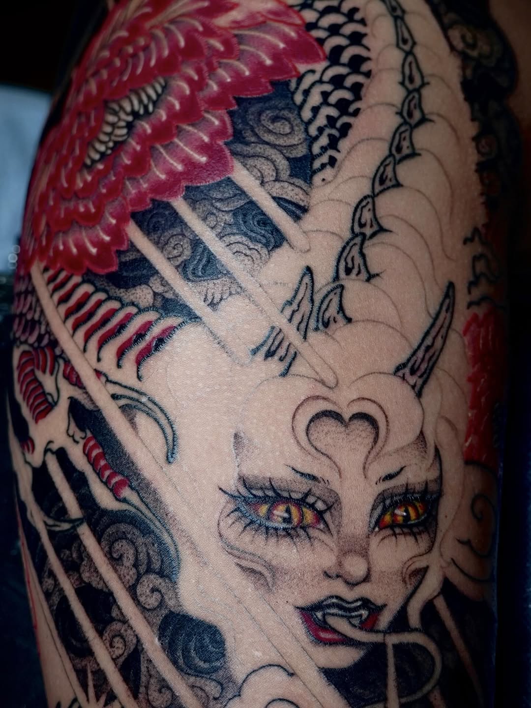 Tattoo by @jaded_youth_ — japanese_irezumi, realism