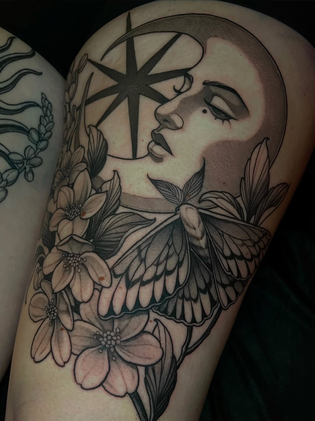 Tattoo by @madelart_ — illustrative, black_and_grey