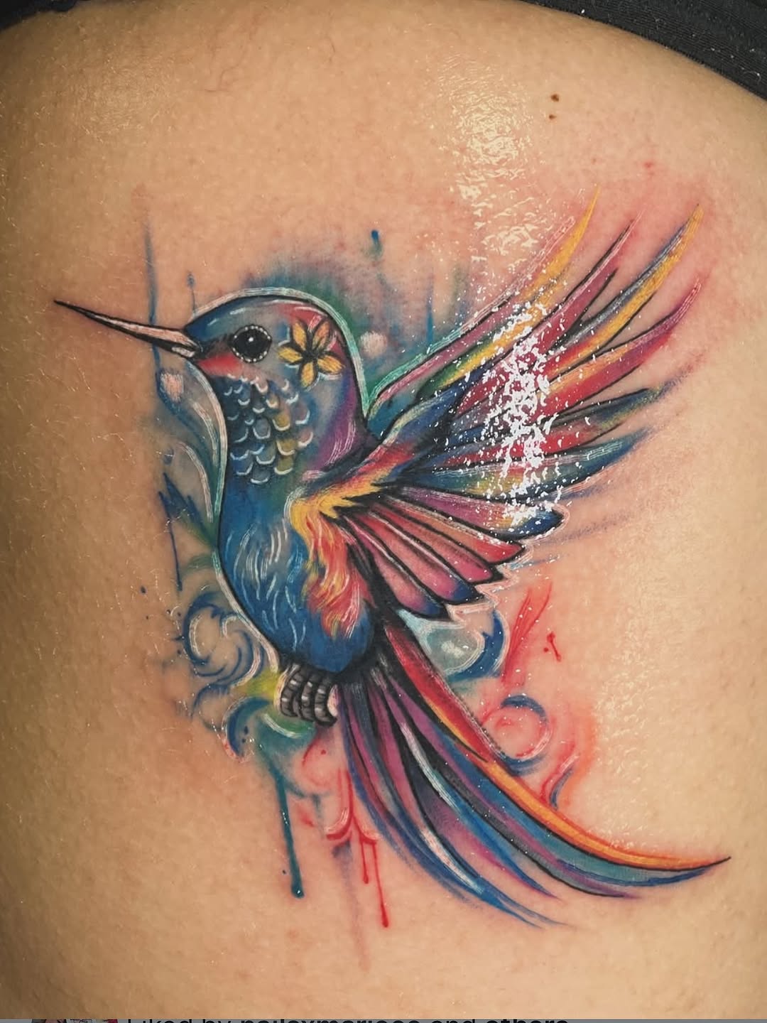 Tattoo by @ilovetattoomobile — watercolor
