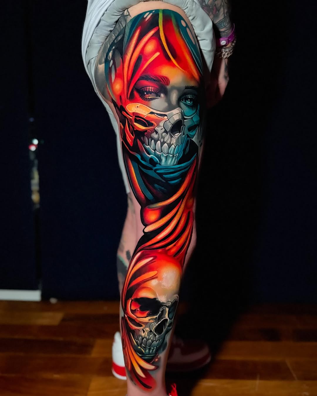 Tattoo by @sketchink08 β realism, trash_polka