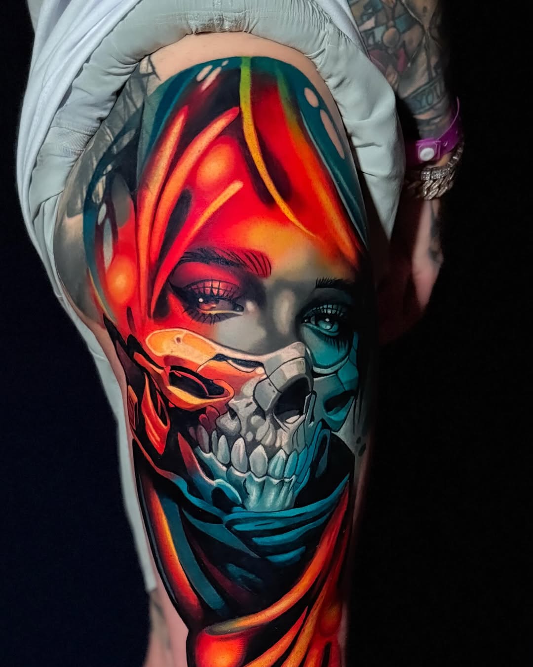 Tattoo by @sketchink08 β realism, trash_polka