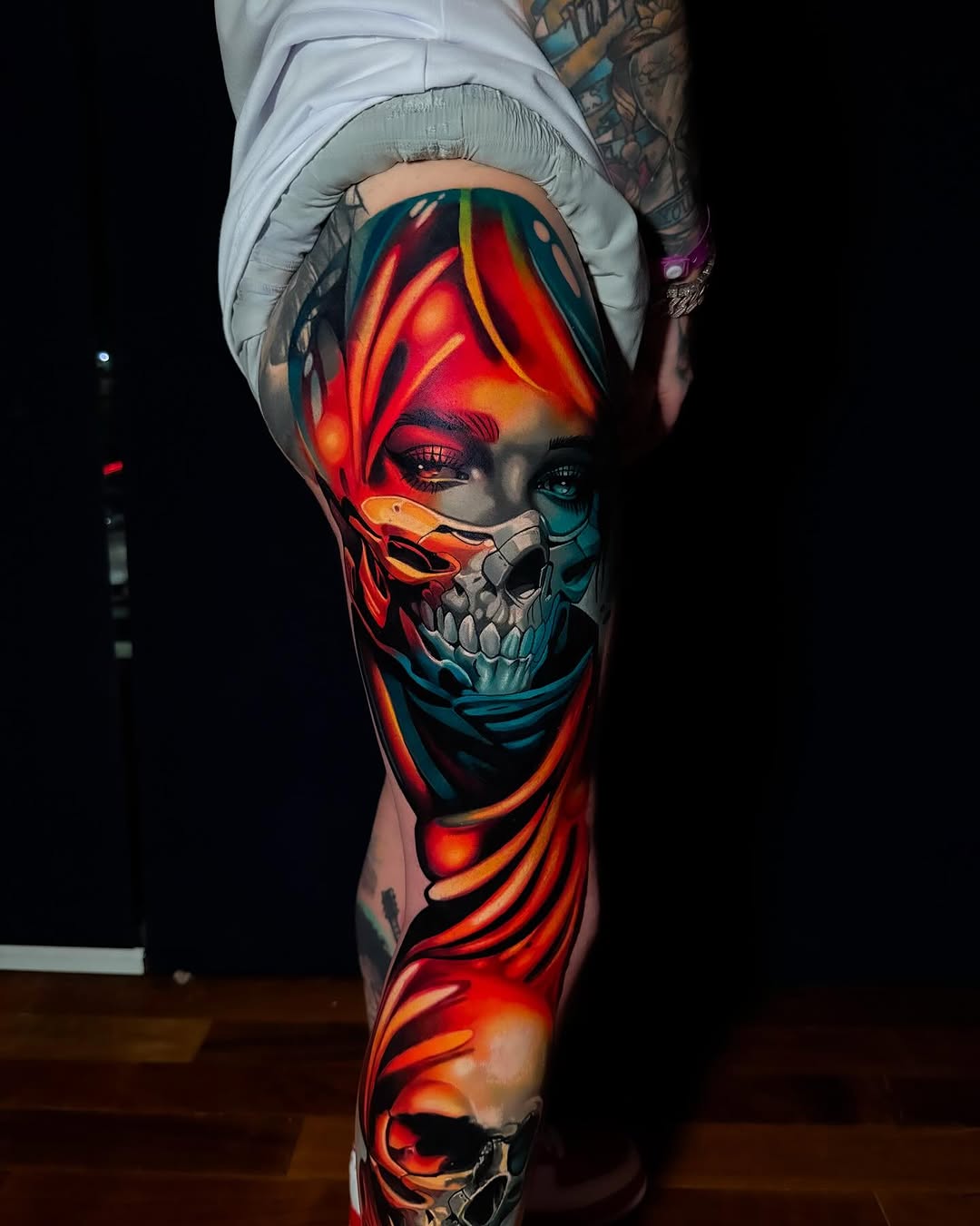Tattoo by @sketchink08 β realism, trash_polka