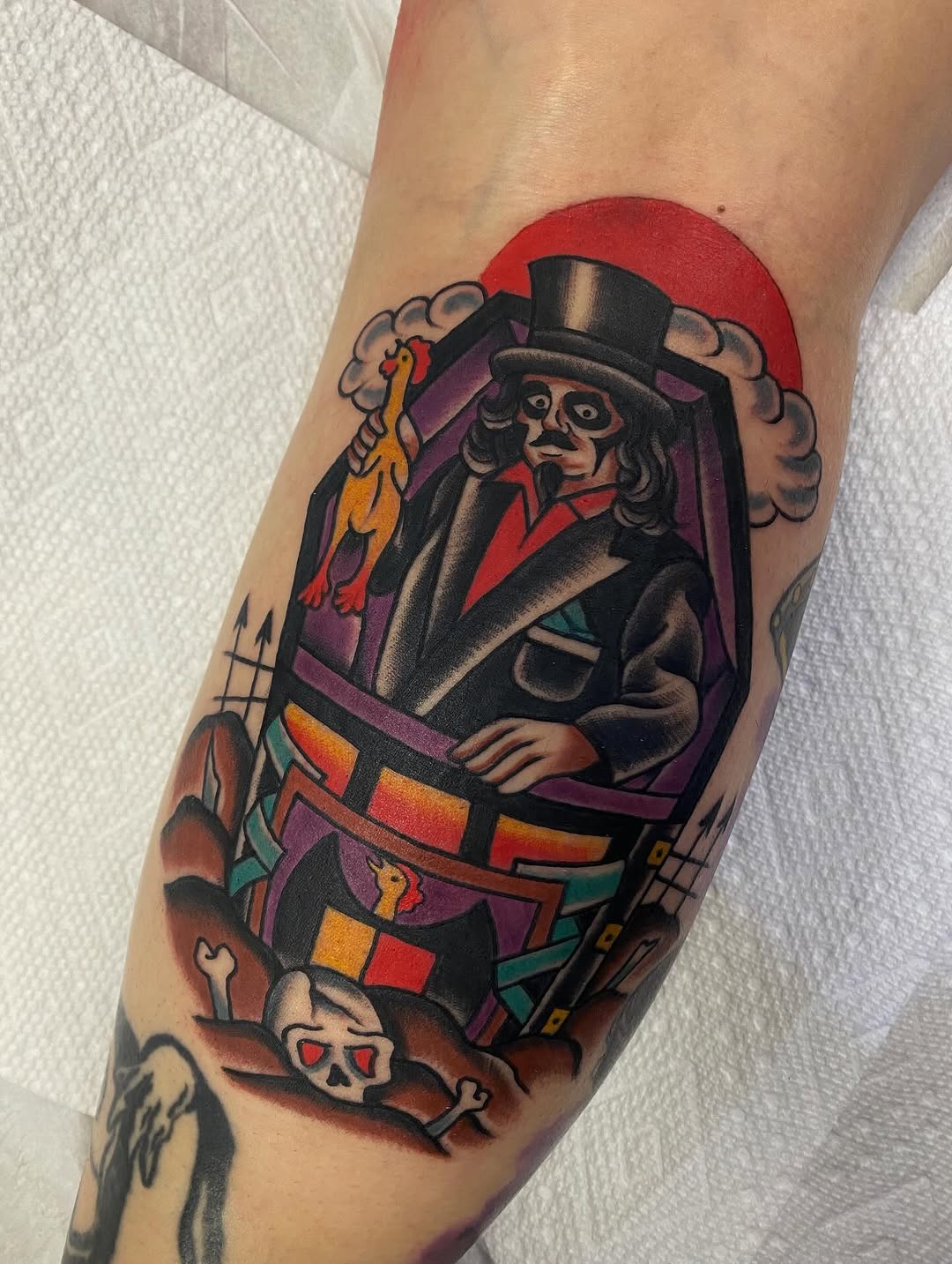 Tattoo by @kandarian.kola — american_traditional, illustrative
