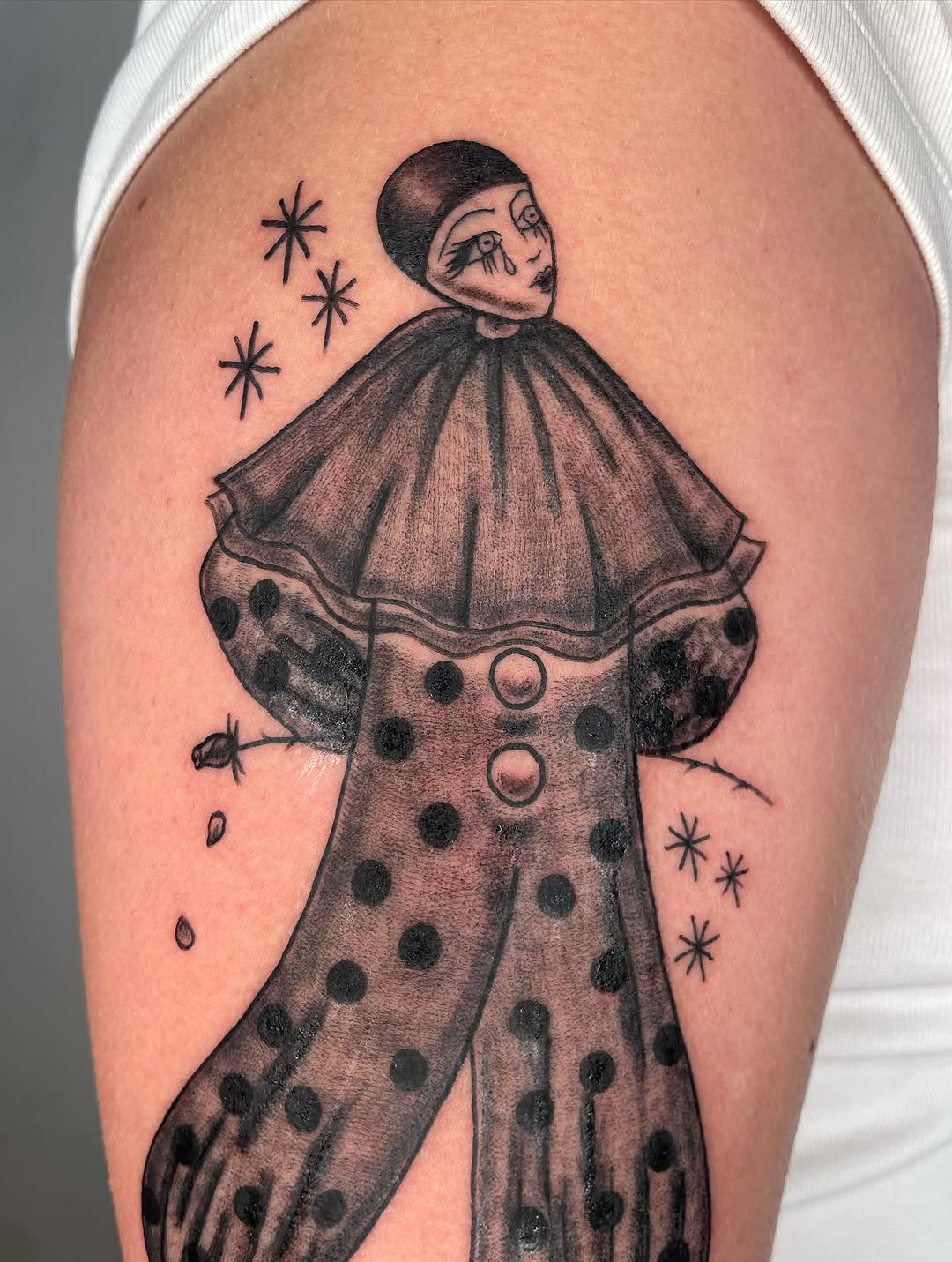 Tattoo by @the.end.illustration — black_and_grey
