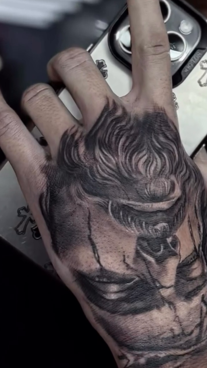 Tattoo by @corzo_tattoo_art — realism, black_and_grey