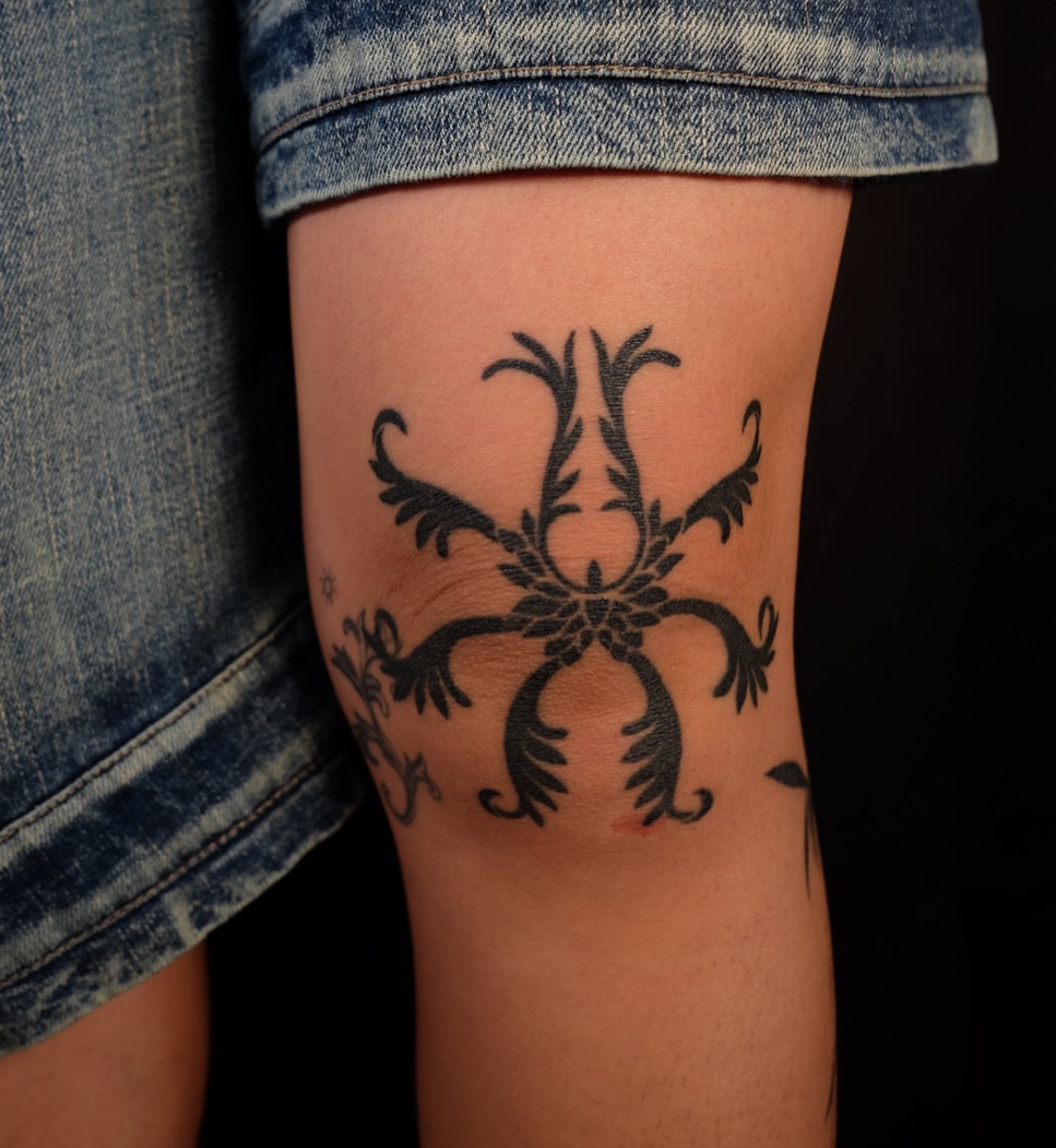 Tattoo by @baby.cleaver — blackwork, ornamental