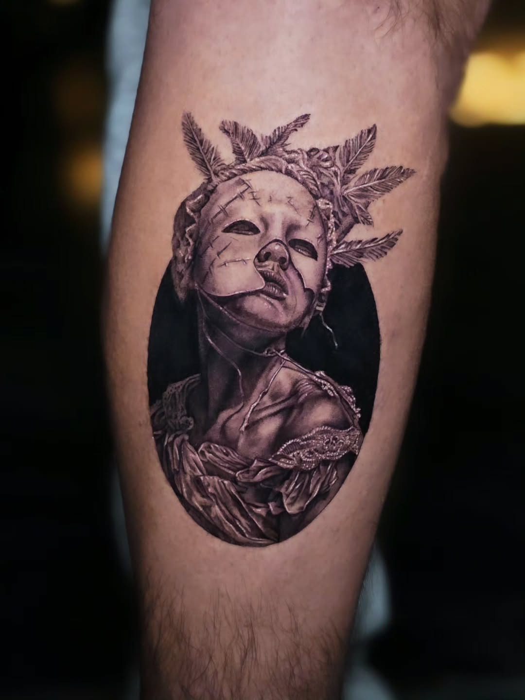 Tattoo by @jakebarneyfromstatefarm — realism, dark_realism